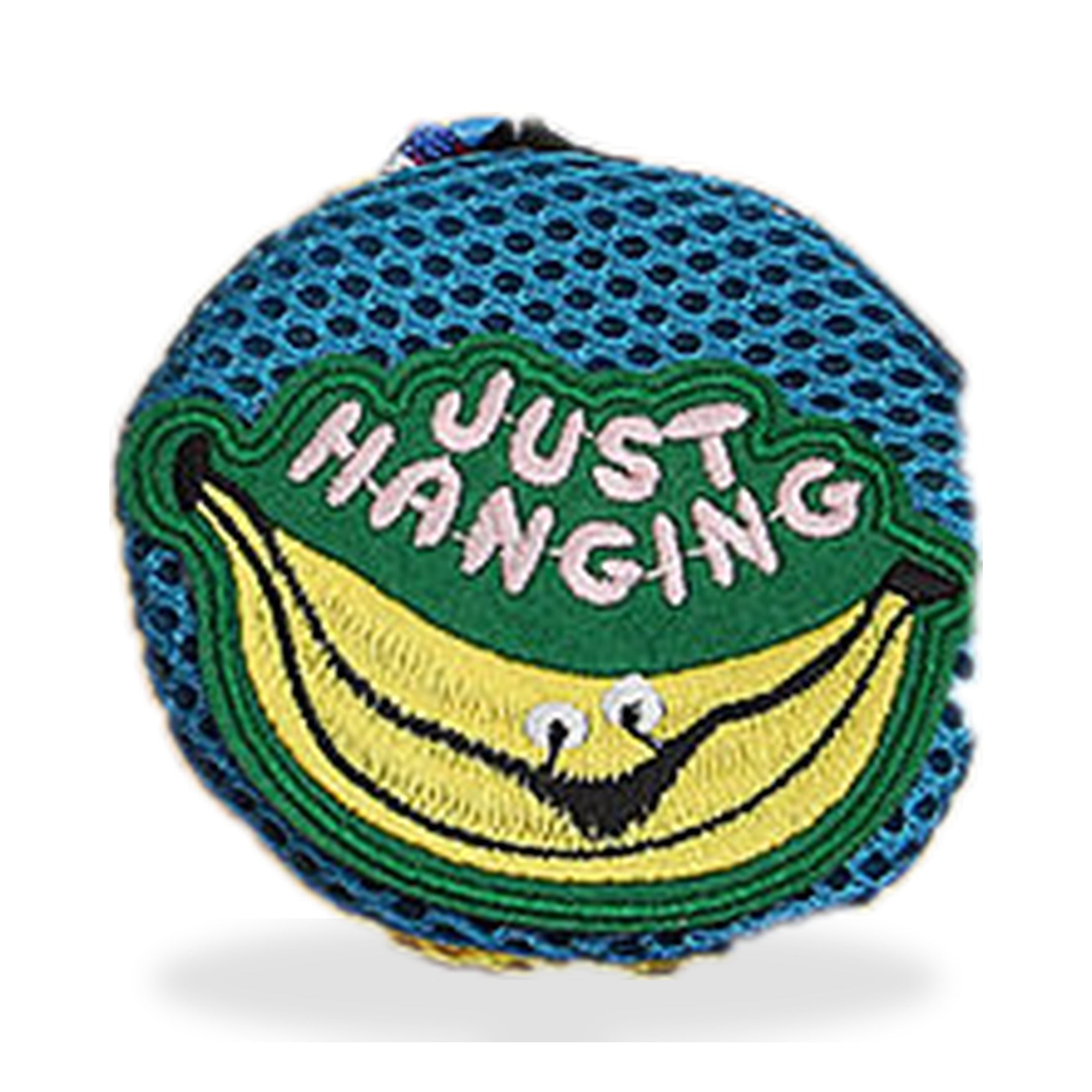 Just Hanging style — mesh pouch keychain