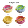 Load image into Gallery viewer, Four color swirls: rose, mint, lemon, coral
