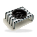 Load image into Gallery viewer, Black acrylic elevated pet bowl
