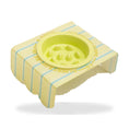 Load image into Gallery viewer, Lemon acrylic elevated pet bowl
