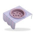 Load image into Gallery viewer, Lilac acrylic elevated pet bowl
